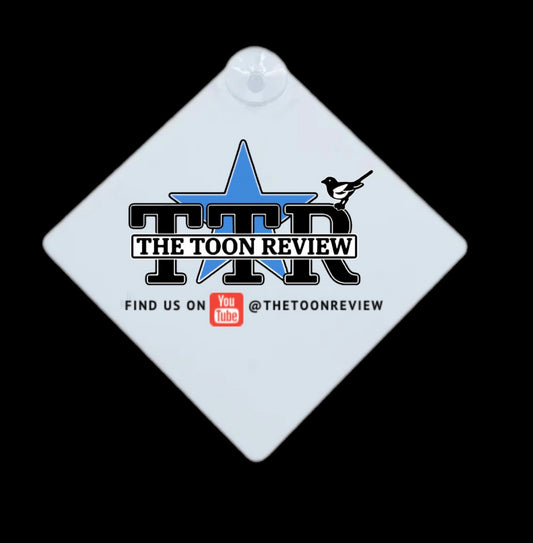 THE TOON REVIEW CAR SIGN